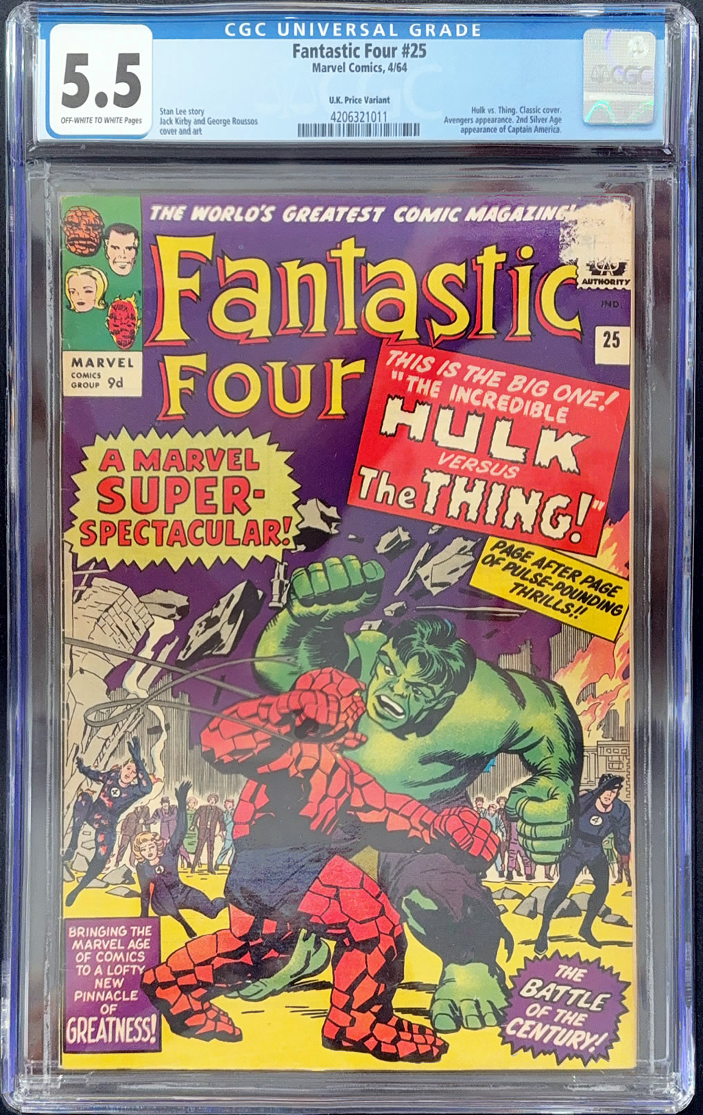 Fantastic Four #25 (1964) CGC 5.5 | Marvel Comics