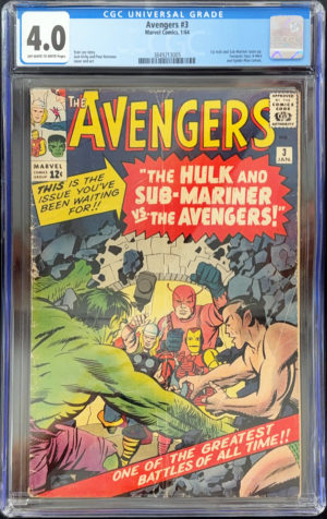 Avengers #3 (1964) CGC 4.0 | Marvel Comics