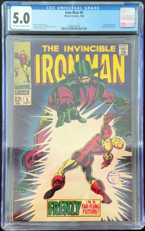 The Invincible Iron Man #5 (1968) CGC 5.0 | Marvel Comics