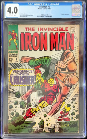 The Invincible Iron Man #6 (1968) CGC 4.0 | Marvel Comics