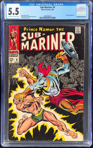 Sub-Mariner #4 (1968) CGC 5.5 | Marvel Comics