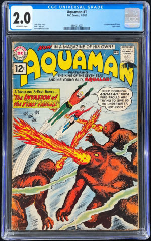 Aquaman #1 (1962) CGC 2.0 | D.C. Comics