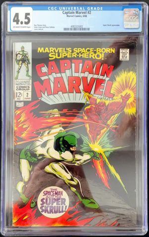 Captain Marvel #2 (1968) CGC 4.5 | Marvel Comics