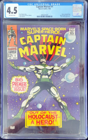Captain Marvel #1 (1968) CGC 4.5 | Marvel Comics