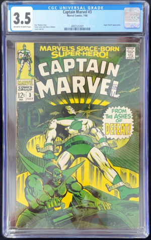 Captain Marvel #3 (1968) CGC 3.5 | Marvel Comics