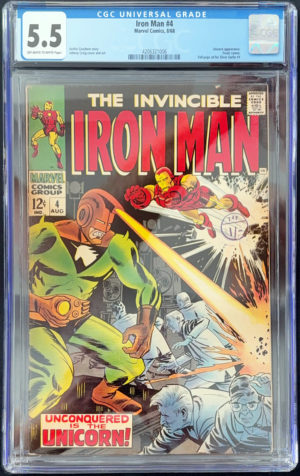 Iron Man #4 (1968) CGC 5.5 | Marvel Comics