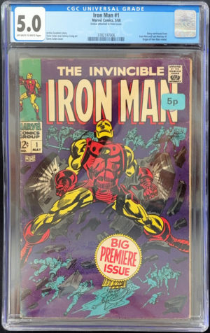 Iron Man #1 (1968) CGC 5.0 | Marvel Comics