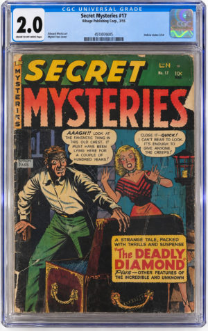 Secret Mysteries #17 (1955) CGC 2.0 | Ribage Publishing Corp.