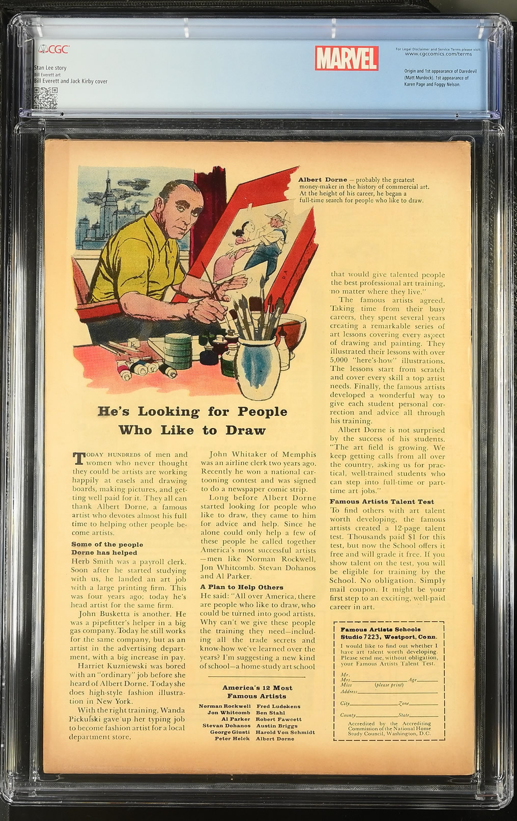 Daredevil #1 (1964) CGC 4.5 | Marvel Comics - Image 2