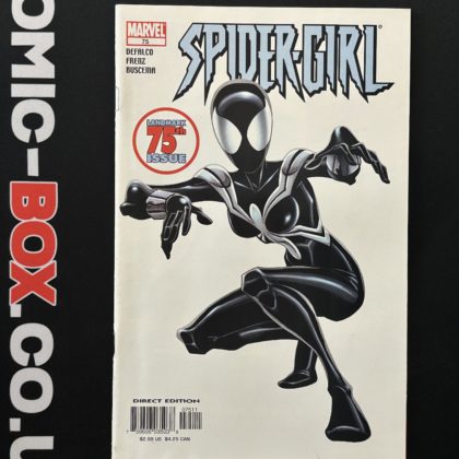 Spider-Girl #75 Marvel 2004 1st Black Costume KEY Direct Edition Ron Frenz Cover
