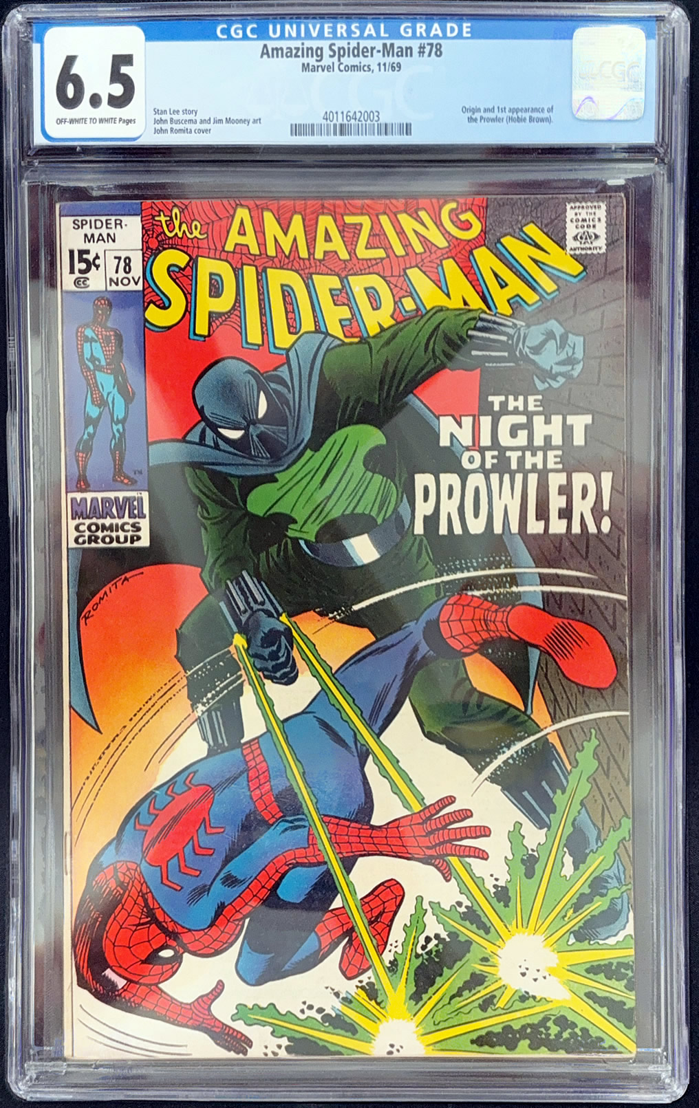 Amazing Spider-Man #78 (1969) CGC 6.5 | Marvel Comics
