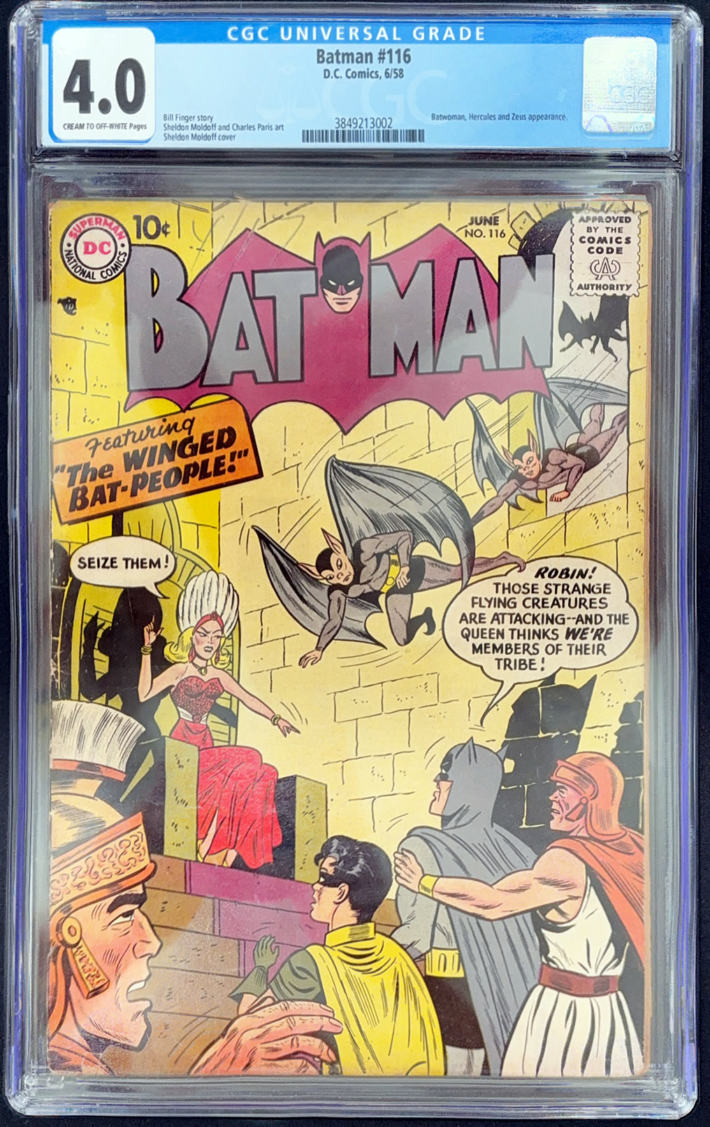 Batman #116 (1958) CGC 4.0 | D.C. Comics