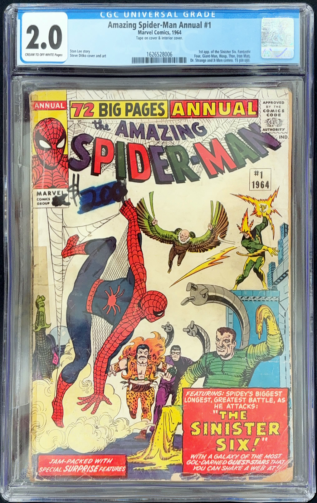 Amazing Spider-Man Annual #1 (1964) CGC 2.0 | Marvel Comics