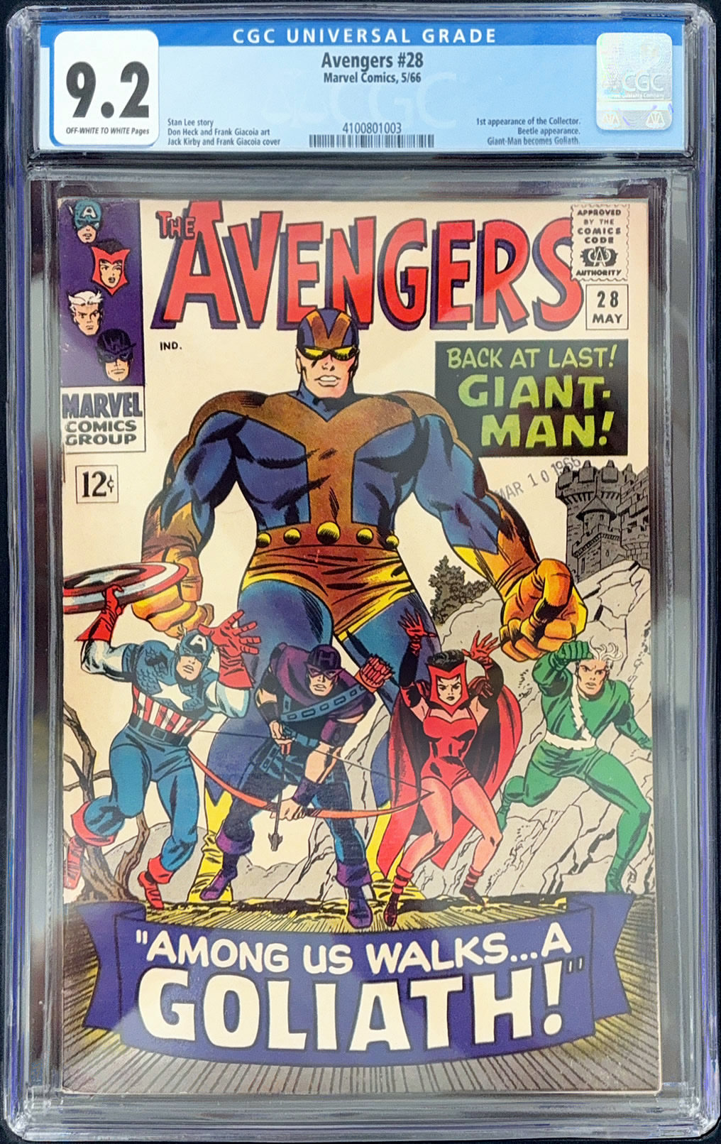 Avengers #28 (1966) CGC 9.2 | Marvel Comics