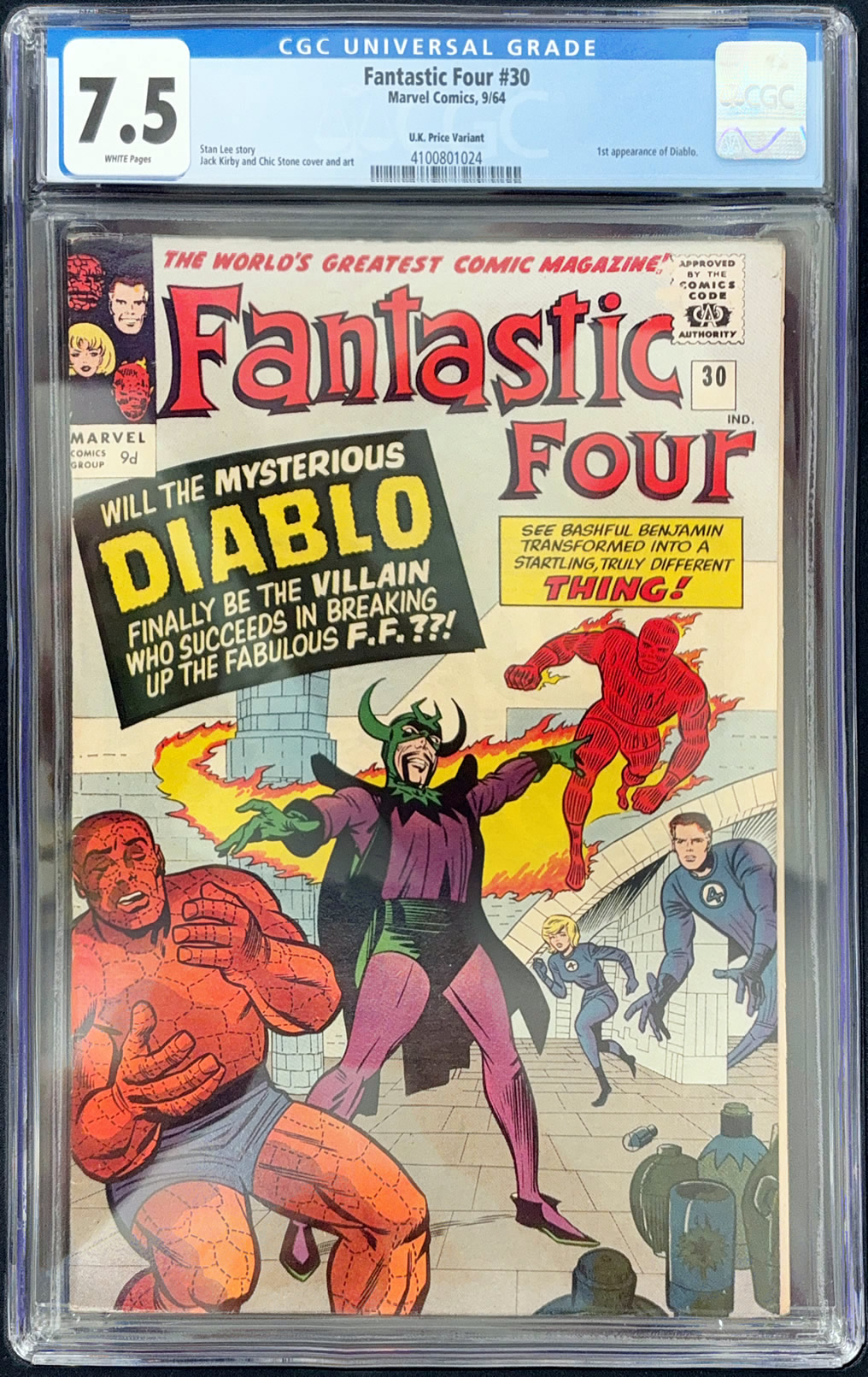 Fantastic Four #30 (1964) CGC 7.5 | Marvel Comics