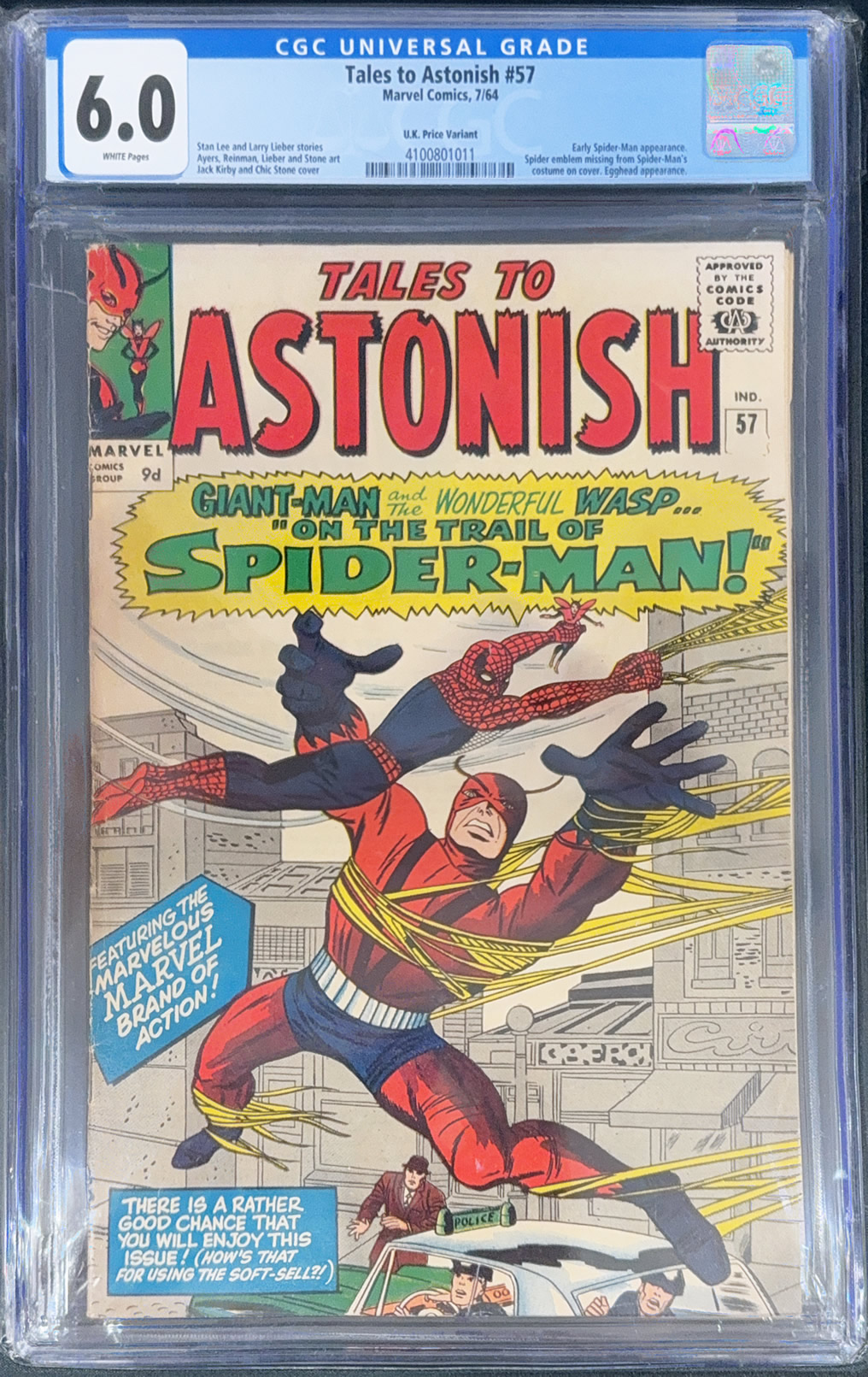 Tales to Astonish #57 (1964) CGC 6.0 | Marvel Comics