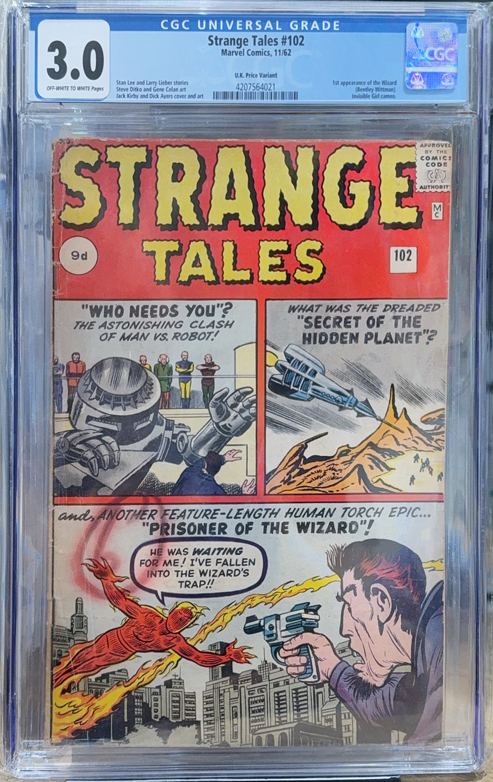 Strange Tales #102 (1962) CGC 3.0 | Marvel Comics