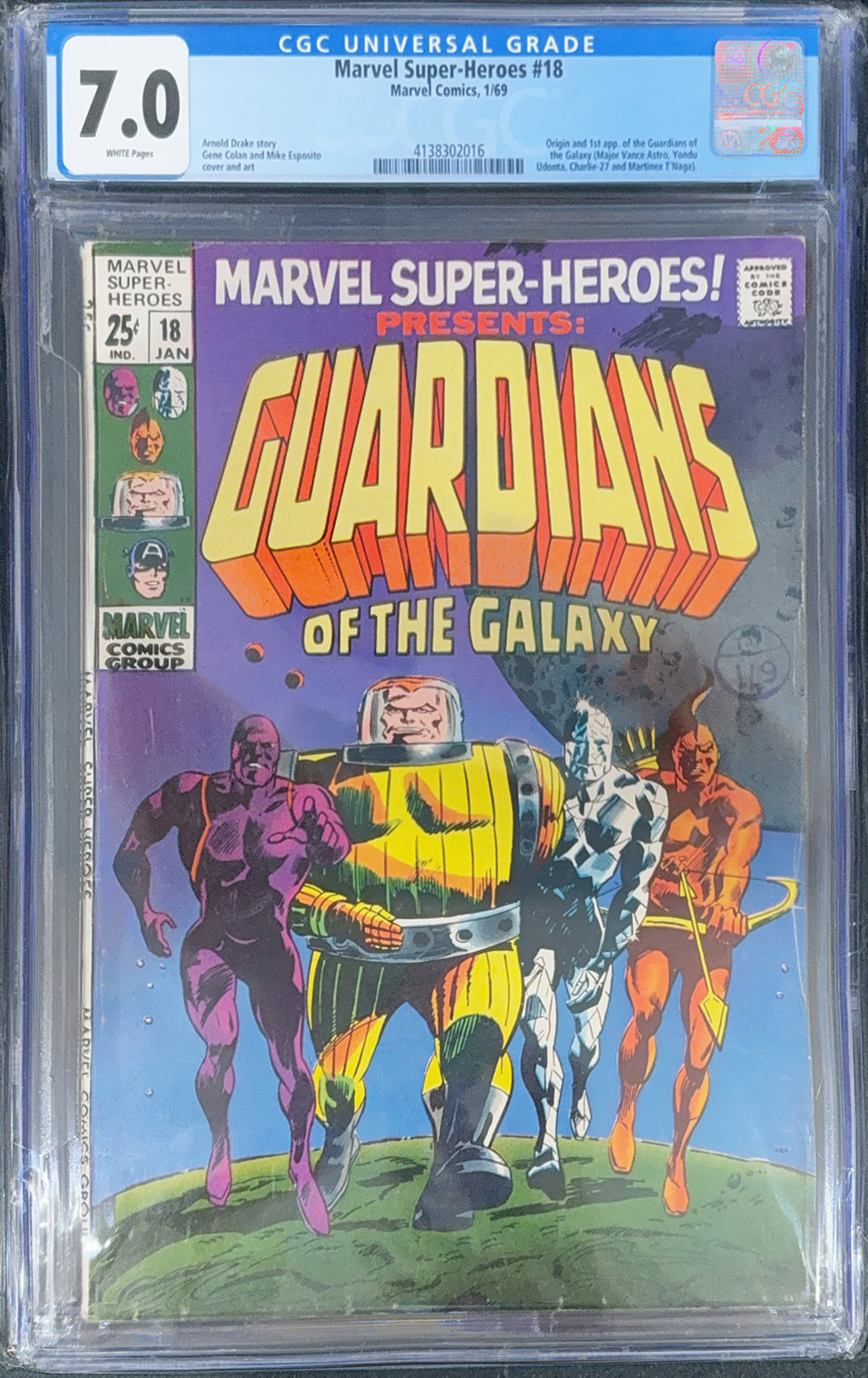 Marvel Super-Heroes #18 (1969) CGC 7.0 | Marvel Comics