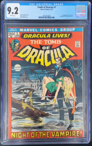 Tomb of Dracula #1 (1972) CGC 9.2 | Marvel Comics