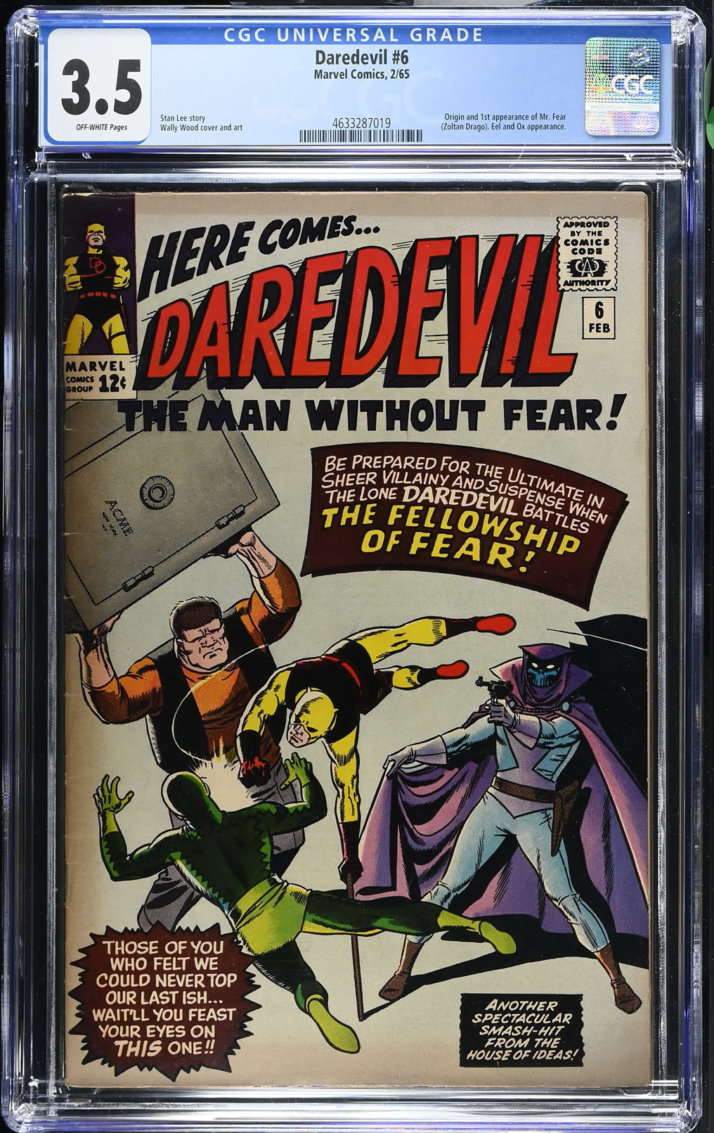 Daredevil #6 (1965) CGC 3.5 | Marvel Comics