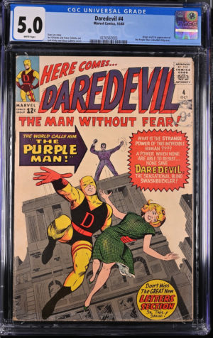 Daredevil #4 (1964) CGC 5.0 | Marvel Comics