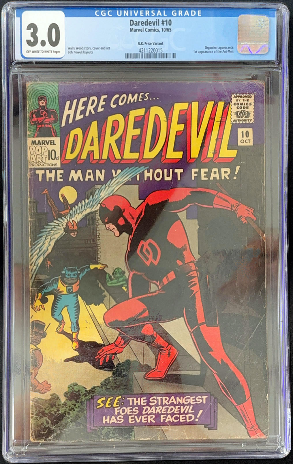 Daredevil #10 (1965) CGC 3.0 | Marvel Comics