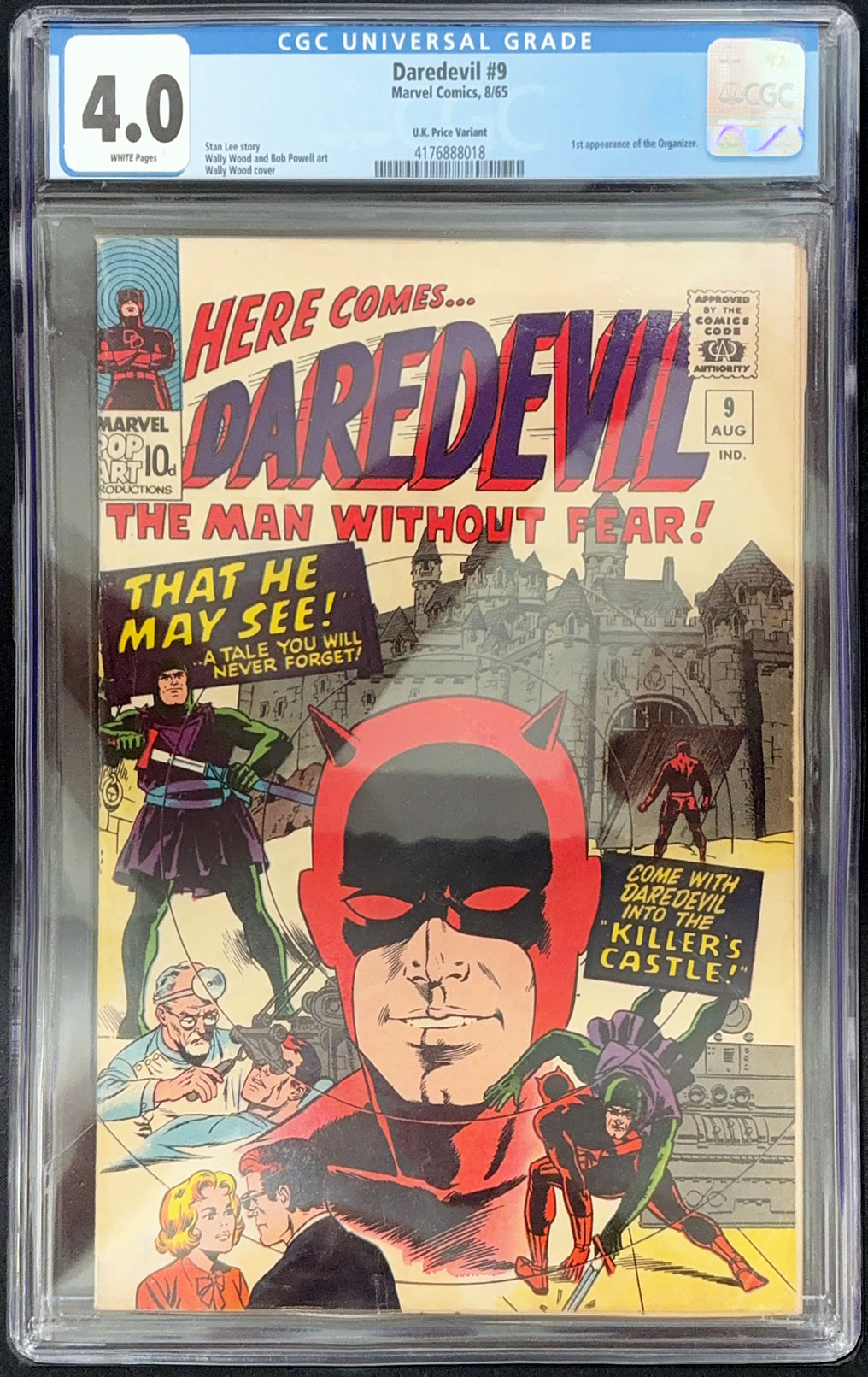 Daredevil #9 (1965) CGC 4.0 | Marvel Comics