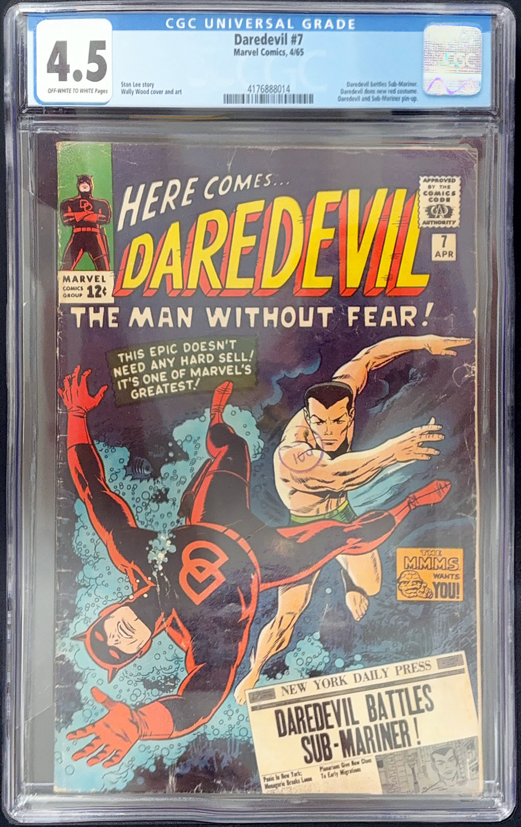Daredevil #7 (1965) CGC 4.5 | Marvel Comics