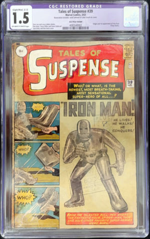 Tales of Suspense #39 (1963) CGC 1.5 Restored | Marvel Comics