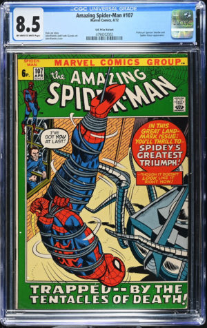 Amazing Spider-Man #107 (1972) CGC 8.5 | Marvel Comics