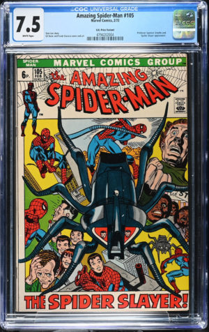 Amazing Spider-Man #105 (1972) CGC 7.5 | Marvel Comics