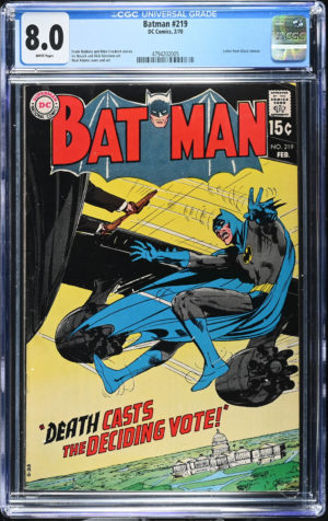 Batman #219 (1970) CGC 8.0 | DC Comics
