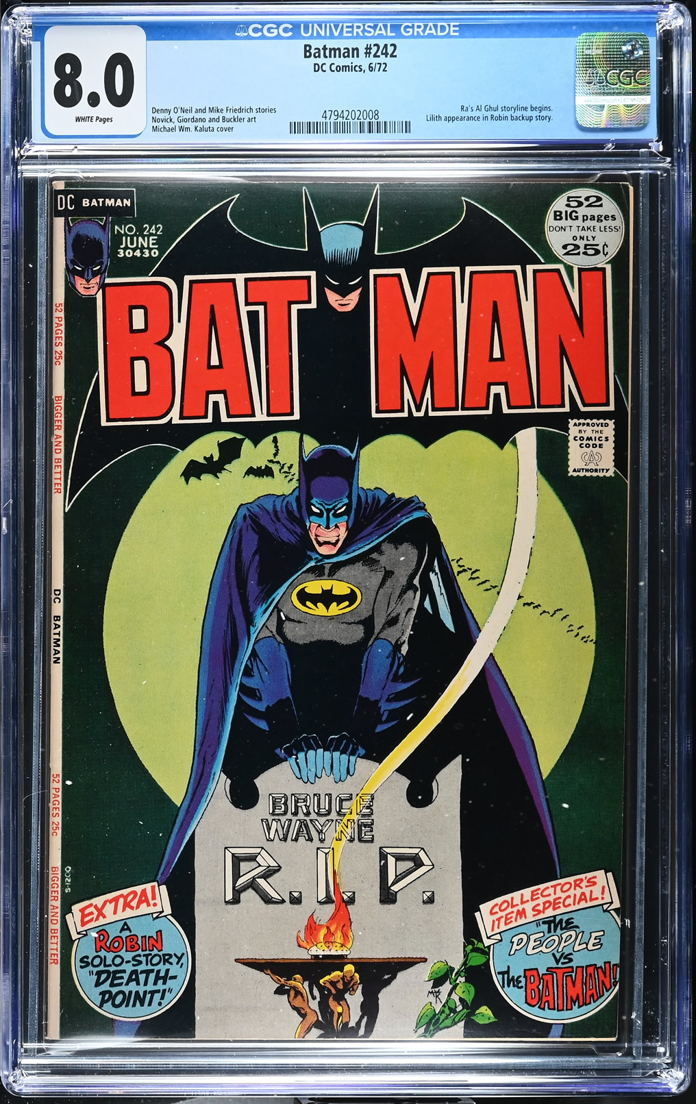 Batman #242 (1972) CGC 8.0 | DC Comics