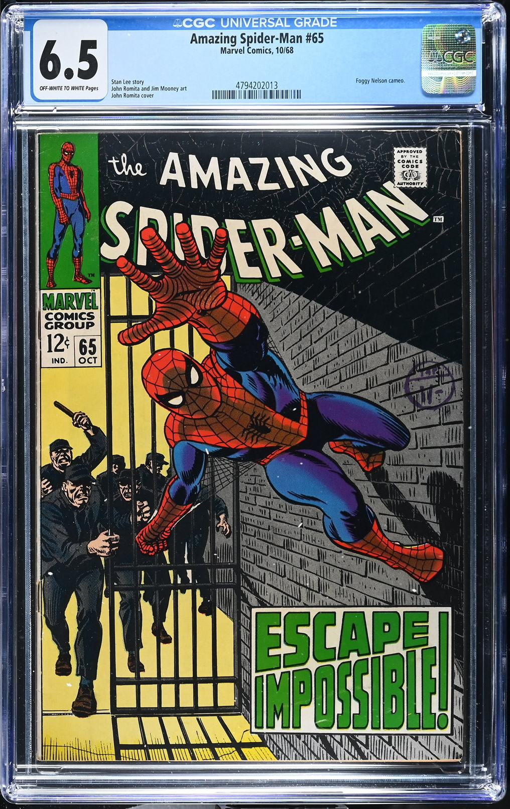 Amazing Spider-Man #65 (1968) CGC 6.5 | Marvel Comics