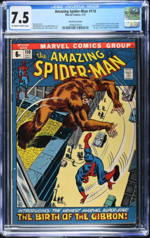 Amazing Spider-Man #110 (1972) CGC 7.5 | Marvel Comics