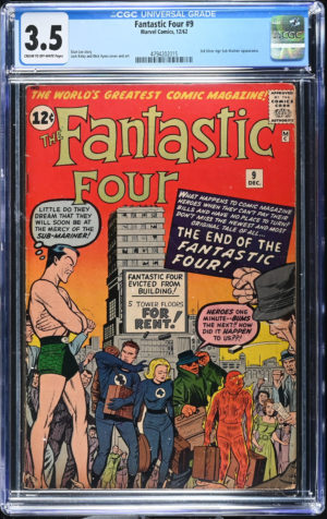 Fantastic Four #9 (1962) CGC 3.5 | Marvel Comics