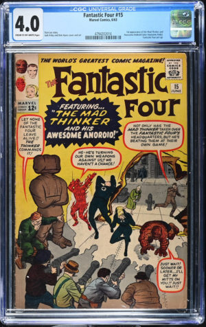 Fantastic Four #15 (1963) CGC 4.0 | Marvel Comics
