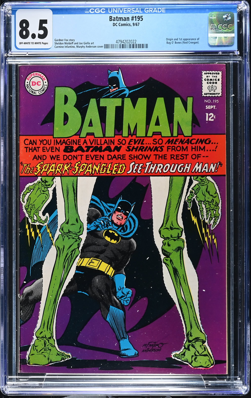 Batman #195 (1967) CGC 8.5 | DC Comics