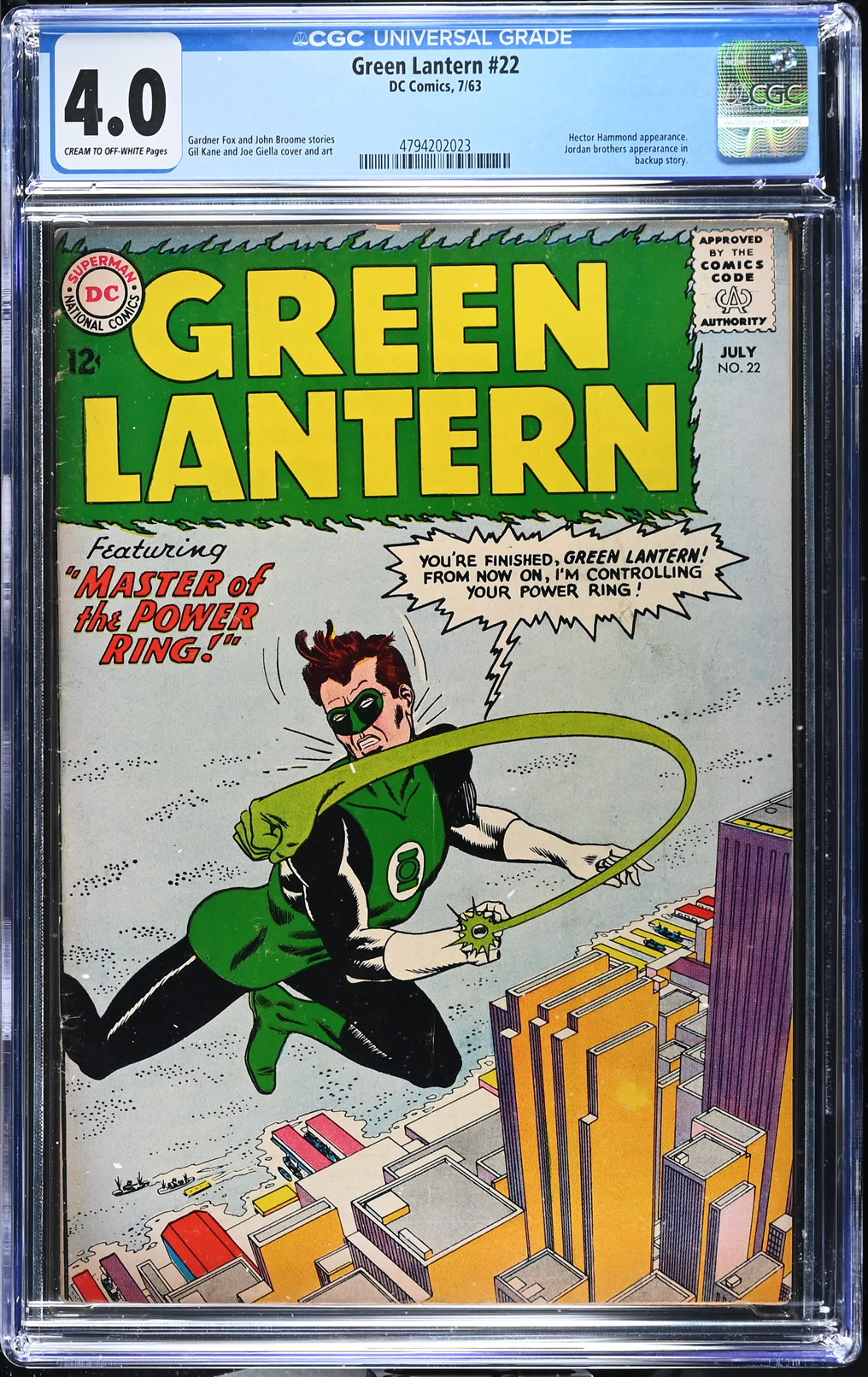 Green Lantern #22 (1963) CGC 4.0 | DC Comics