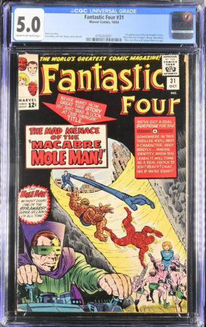 Fantastic Four #31 (1964) CGC 5.0 | Marvel Comics