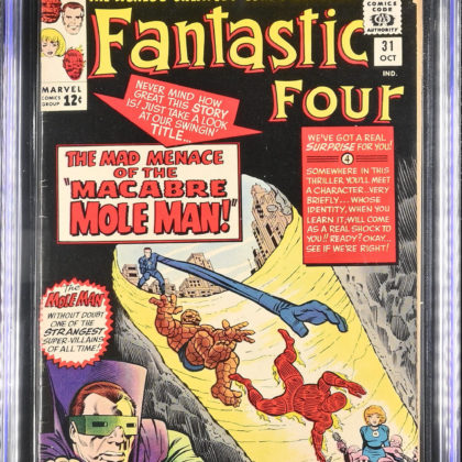 Fantastic Four #31 (1964) CGC 5.0 | Marvel Comics